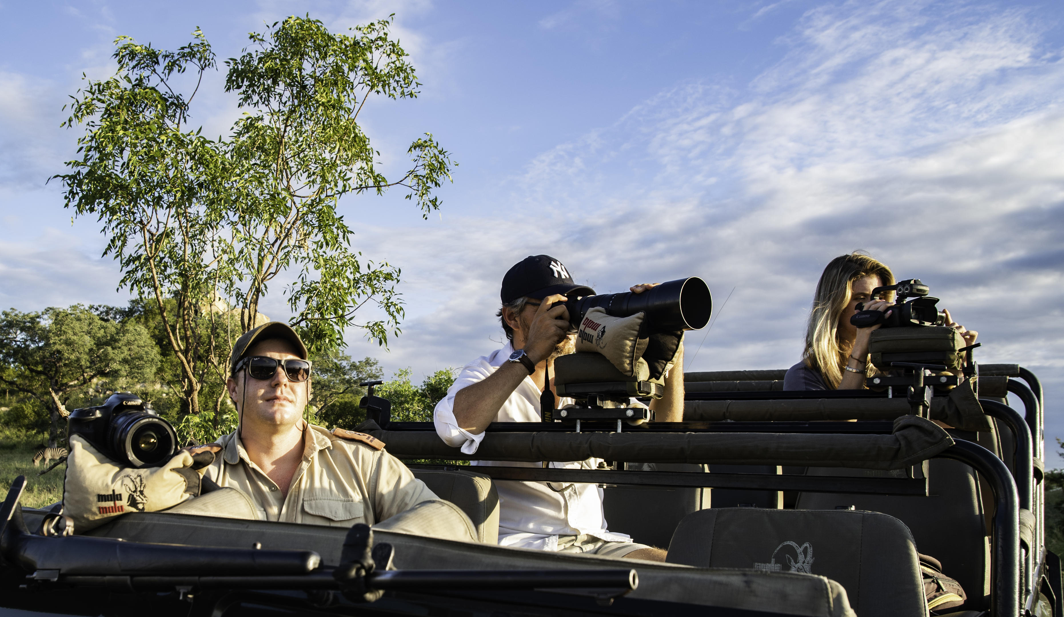guest on a photographic safari at Rattrays camp MalaMala game Reserve