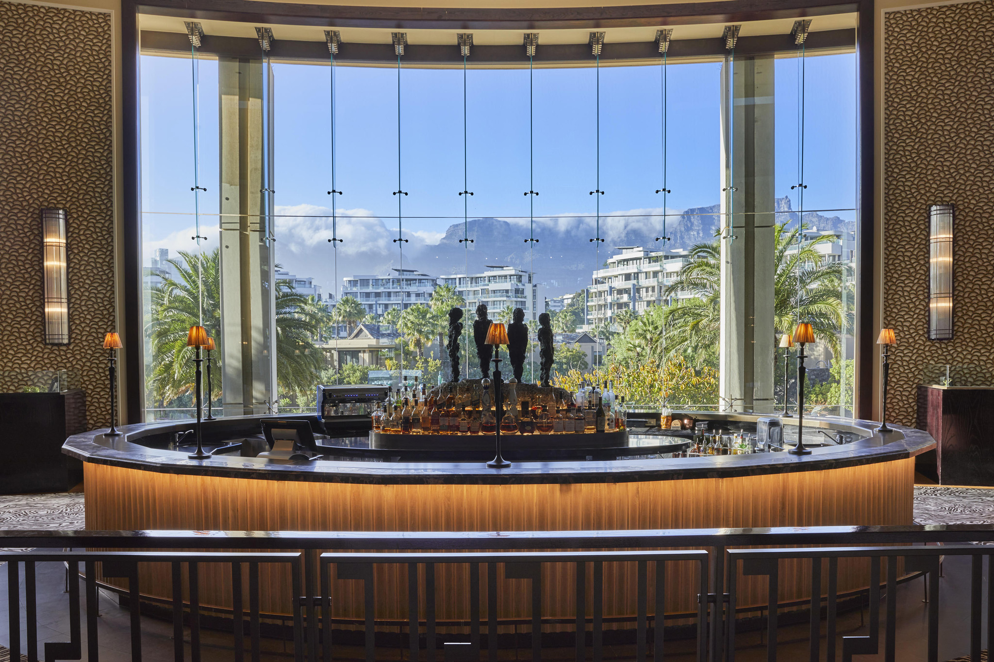 bar area of hotel lobby at One&Only Resort Waterfront Cape Town
