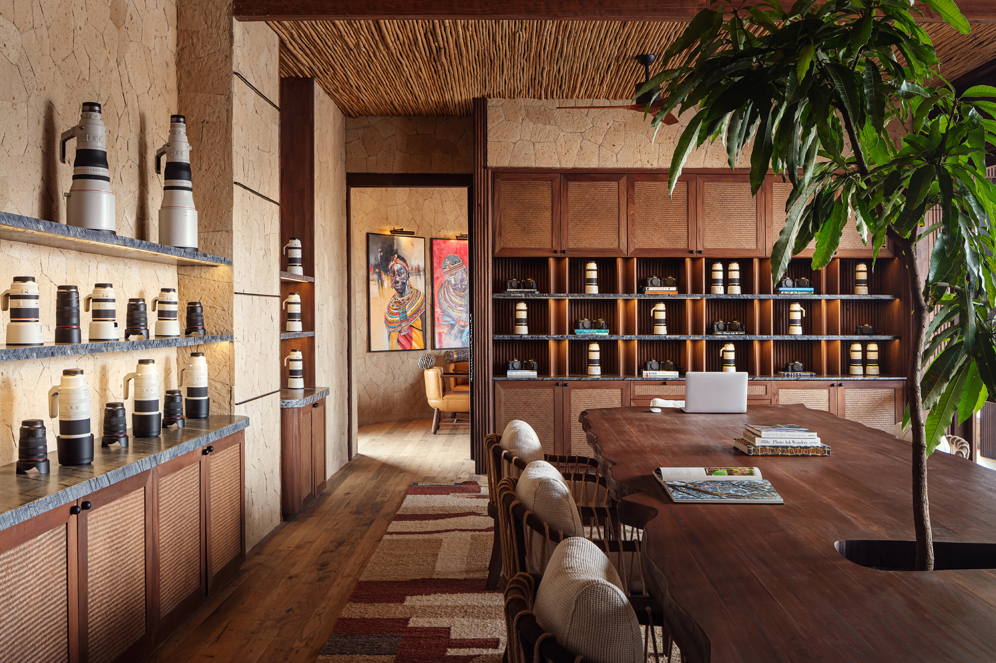 canon photography studio at main lodge of ritz carlton masai mara