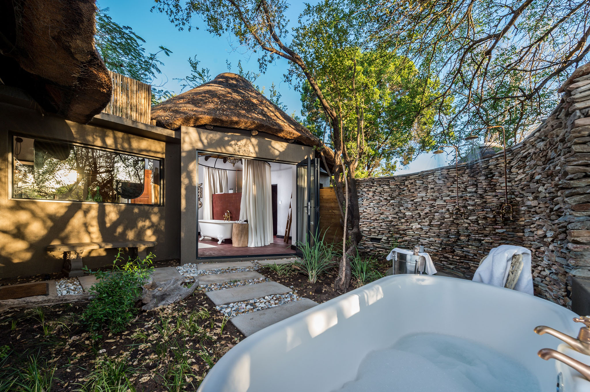 LM honeymoon suite courtyard by sabi sabi selati camp