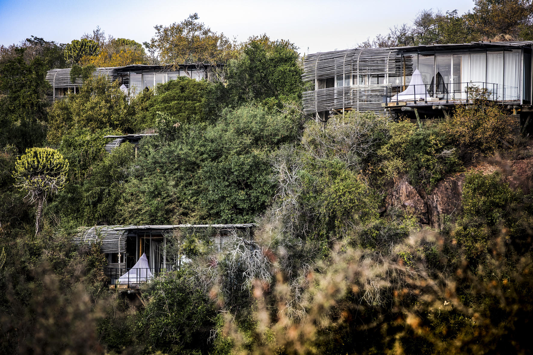 suite view in the cliff at singita lebombo lodge